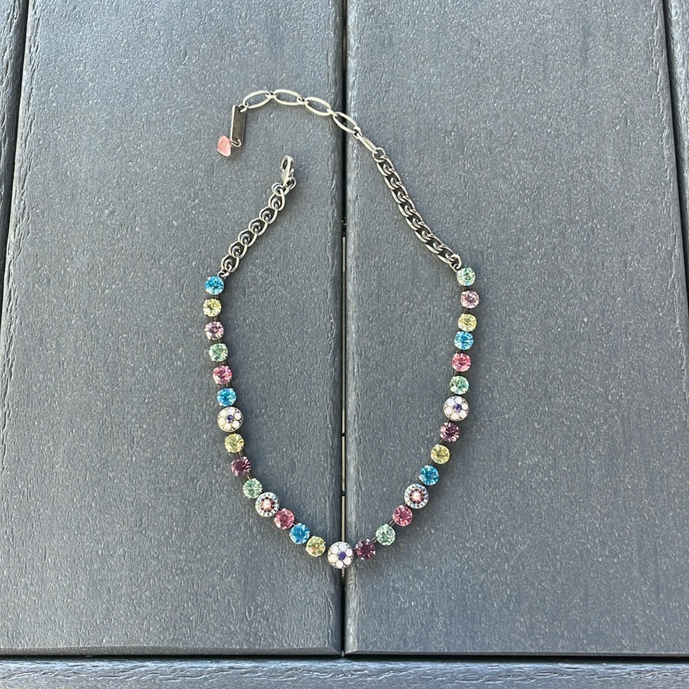 Mariana multicolored crystal necklace
